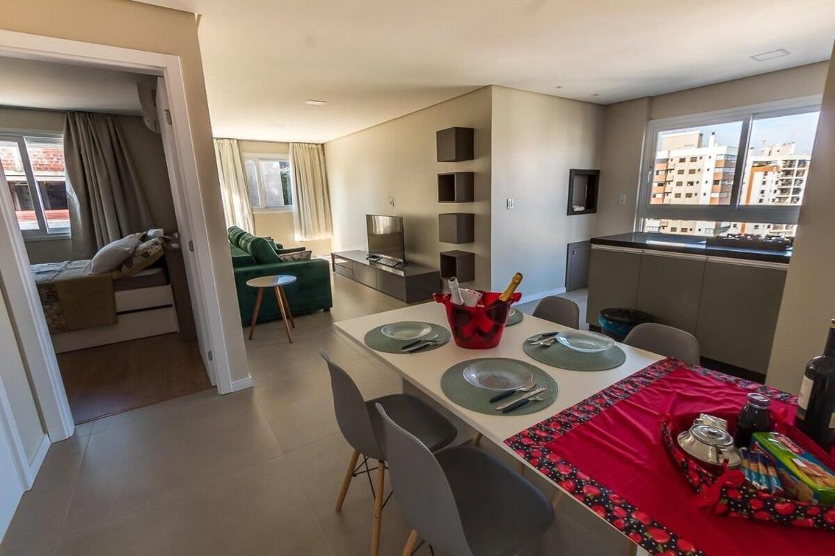 Dallas Apartamentos Na Via Gastronomica-Estacionamento-Amplos E Equipados-Wifi Bento Gonçalves Екстериор снимка